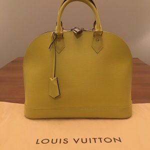 Louis Vuitton Alma Eli GM in Pistache